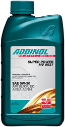    Addinol Super Power MV 0537 5W-30, 1  4014766071064 - inomarca.kz