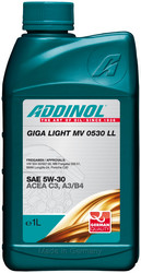   Addinol Giga Light (Motorenol) MV 0530 LL 5W-30, 1 4014766072573