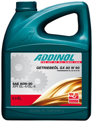 Addinol Getriebeol GX 80W 90 4L 4014766250438