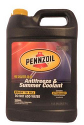 Pennzoil Antifreeze AND SUMMER Coolant 50/50 PRedILUTED 071611915328