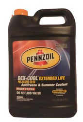 Pennzoil DEX-COOL EXTENDED LIFE Antifreeze AND SUMMER Coolant 50/50 PRedILUTED 071611915311