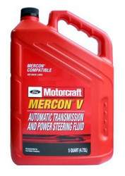 Ford Motorcraft Mercon V AutoMatic Transmission AND Power Steering Fluid XT55QM