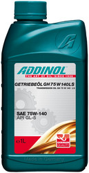 Купить Addinol Getriebeol GH 75W140 LS 1L МКПП, мосты, редукторы Синтетическое Артикул 4014766072887 - inomarca.kz